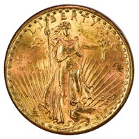 $20 1927 PCGS MS62 CAC GOLD OGH RATTLER