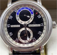 Mens automatic Maurice Lacroix regulator watch