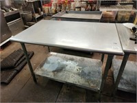 48" X 30" SS TABLE