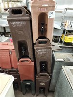 ASSORTED INSULATED BEVERAGE DISPENSERS