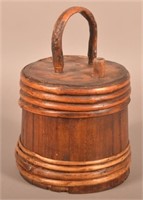 Wooden Stave Field Canteen Dated 1816.