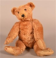 Rare Antique Steiff Cinnamon Mohair Teddy Bear.