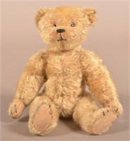 Antique Unsigned Uncle Remus Mohair Teddy Bear.
