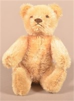 Vintage German Small Tan Mohair Teddy Bear.