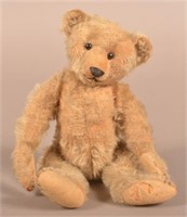 Antique German Blonde Mohair Teddy Bear.