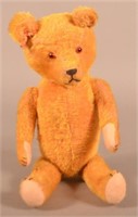 Antique Honey Orange Mohair Teddy Bear.