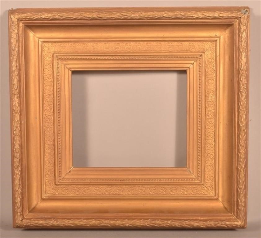 19th Century Gilt-Molded Picture Frame.