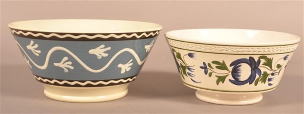 Two Period Style Soft Paste China Bowls.