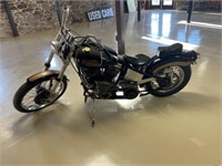1960s? Reconstructed Black & Gold Harley Davidson