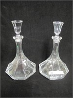 SET OF MATCHING SHIPS DECANTERS ALL CLEAN 12"