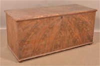 PA 19th C. Grain Painted Softwood Blanket Chest.