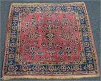 Antique/Vintage Oriental Floral Area Rug.