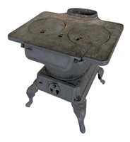 Solar S-292 cast iron two plate stove, measuring