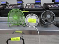 3 SMALL FANS