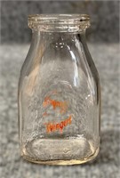 Wengert's Cream Bottle, measuring approximately