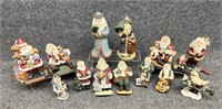 Lot of 14 Santa Claus to include June McKenna,