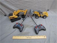 Pair Of RC Forklifts With Controllers