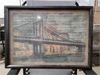Framed Picture Of Bridge
