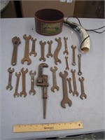 Lot Of Assorted Vintage Wrenches