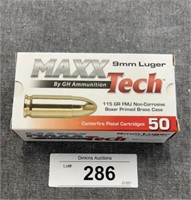 9mm Luger , 50 Rounds