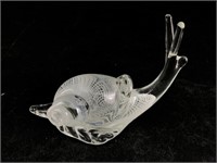 Art Glass Snail Figure w Swirl