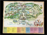 Disney World Magic Kingdom Souvenir Map
