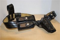 POLICE UTILITY BELT WITH HOLSTERS