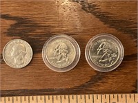 (3) quarters, 1976, 2005, 2005