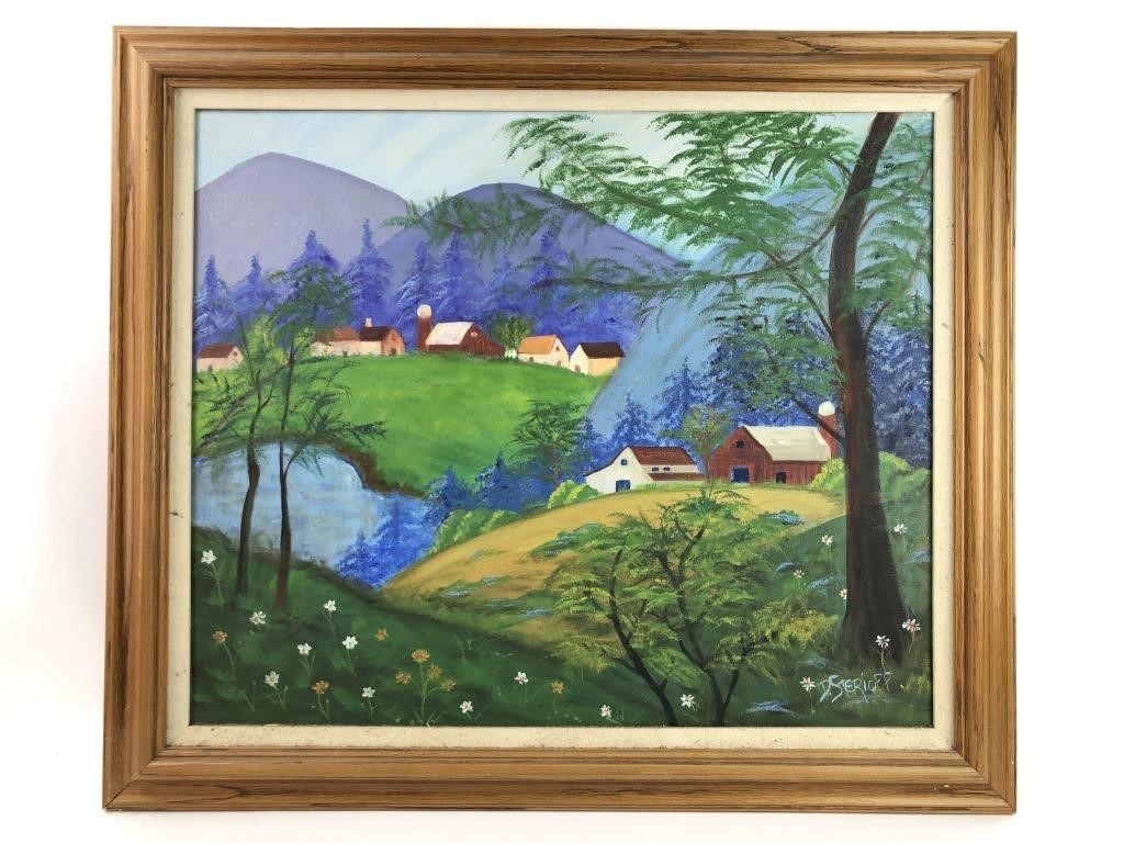 Original Oil on Canvas Signed D. Sterioff