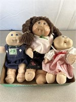 Cabbage patch dolls. Set of 3