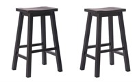 Solid Wood Counter Stool 29in Set Of 2