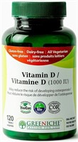 SEALED-Greeniche Natural Vitamin D3 tablets