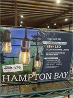 Hampton Bay 48ft LED Plug In String Lights