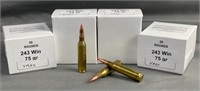 80 Rnds Reloaded VMAX 243 Winchester