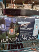 Hampton Bay Smart 24ft LED Plug In String Lights