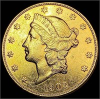 1903-S $20 Gold Double Eagle UNCIRCULATED