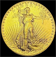 1911-S $20 Gold Double Eagle UNCIRCULATED