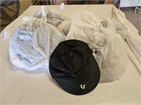 Lot of 25 Welding Hats, Black, Assorted Sizes
