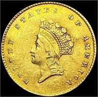 1854 Rare Gold Dollar NICELY CIRCULATED