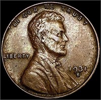 1931-S Wheat Cent CLOSELY UNCIRCULATED
