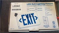 Lot of 7 LED Exit Lighting Fixture (AC Only)