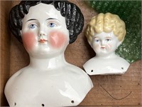 Porcelain Doll Heads.
