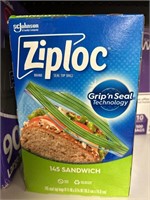 Ziploc sandwich bags 2-145 ct