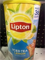 Lipton iced tea w/ lemon makes 38 qt