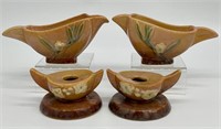 4pc Roseville Wincraft Pottery, 271 & 251