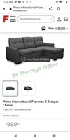 Sleeper loveseat with chaise