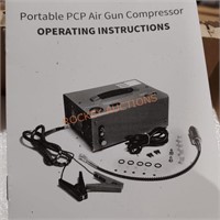 Portable pcp air gun compressor