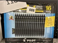 Pilot gel roller pens 16 ct