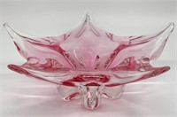 Italian Art Glass Centerpiece Bowl