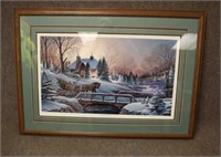 Terry Redlin Heading Home Print 1990 Signed Approx